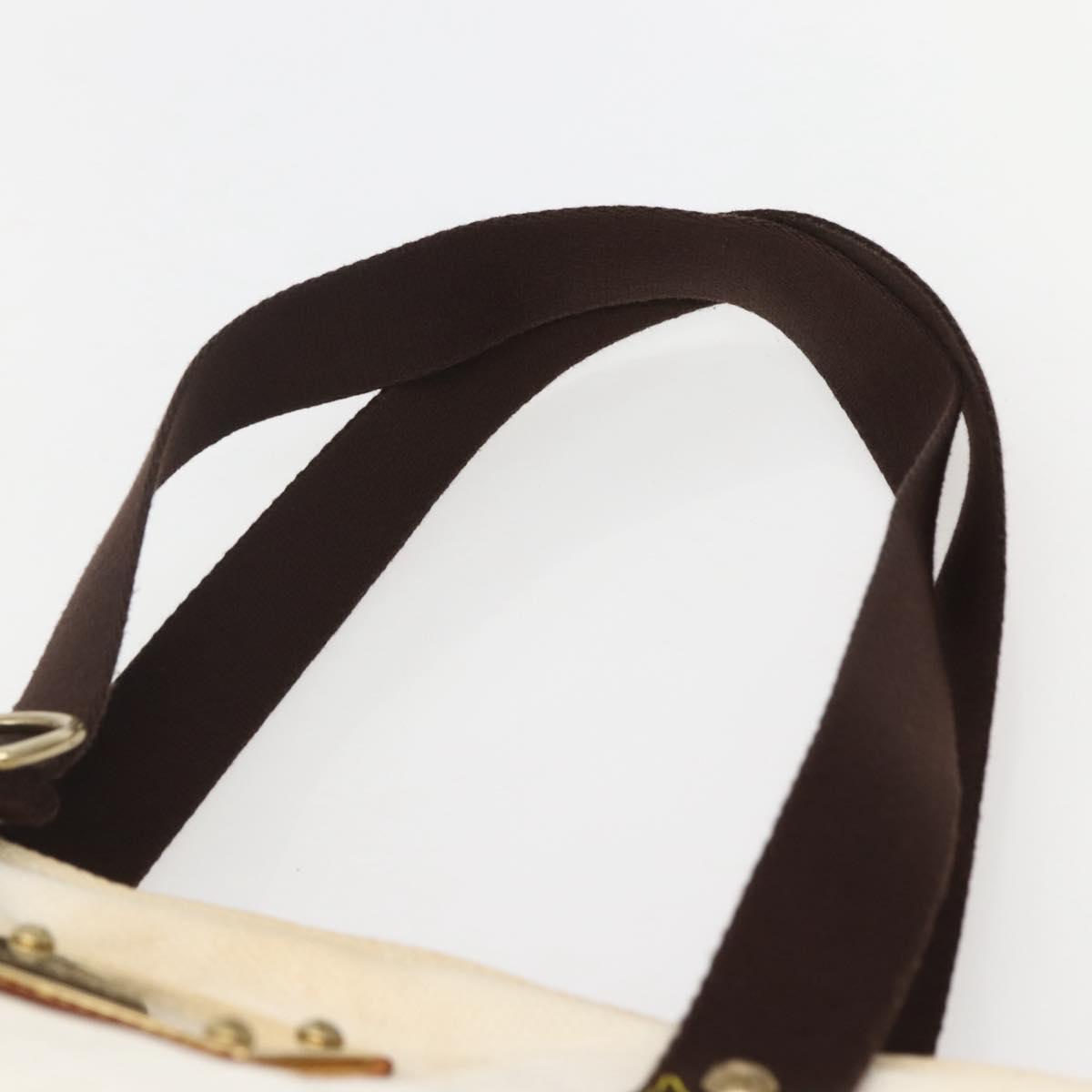 LOUIS VUITTON Antigua Cabas GM Tote Bag Ecru M40033 LV Auth am9129