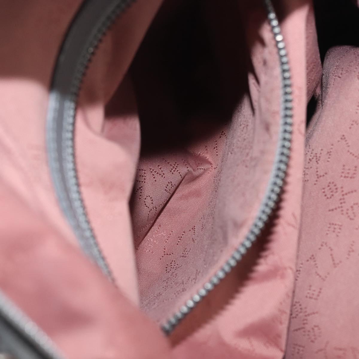 Stella MacCartney Falabella Chain Backpack Suede Gray Silver 410905 Auth am9135