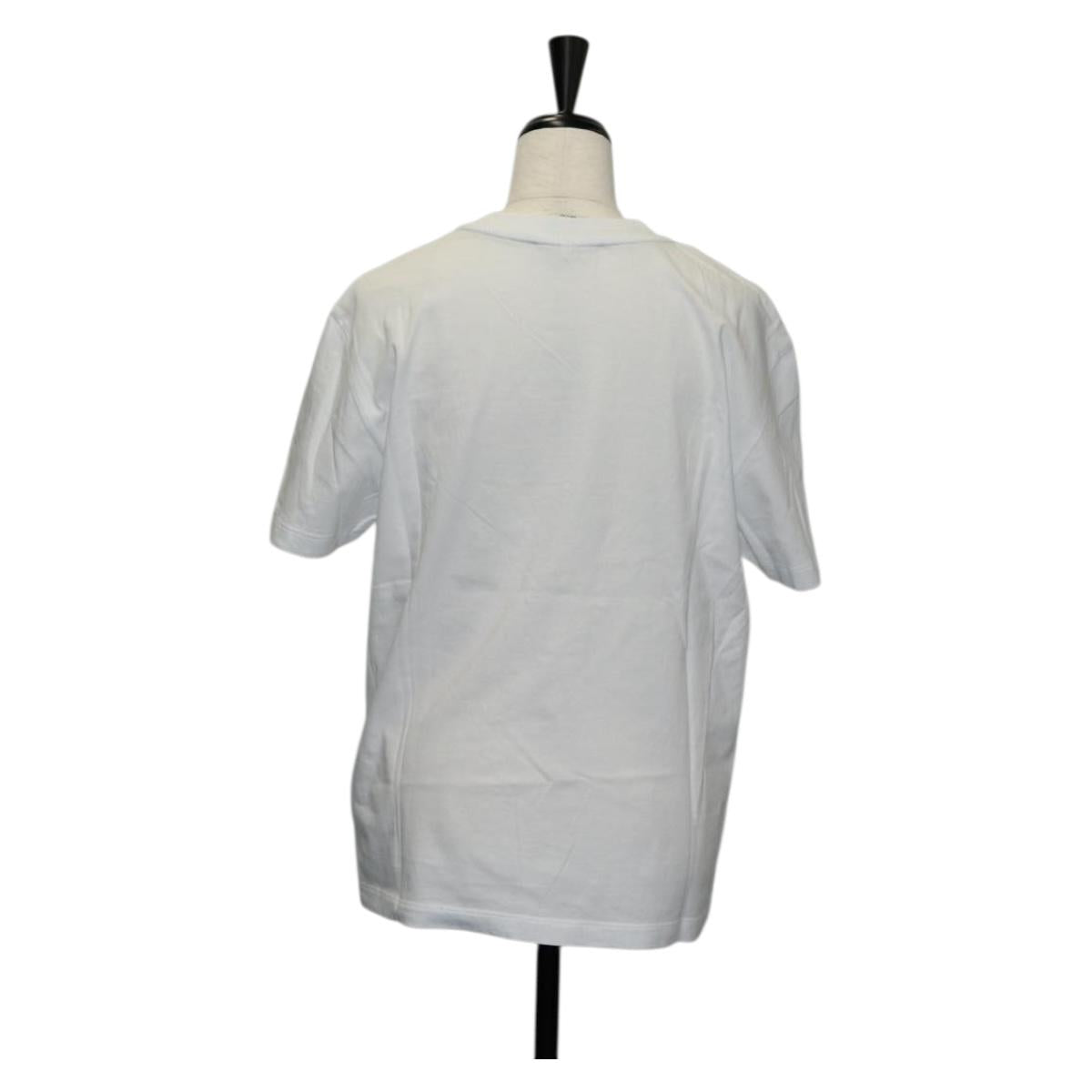 FENDI Short Sleeve Shirt Cotton White Auth am9149M