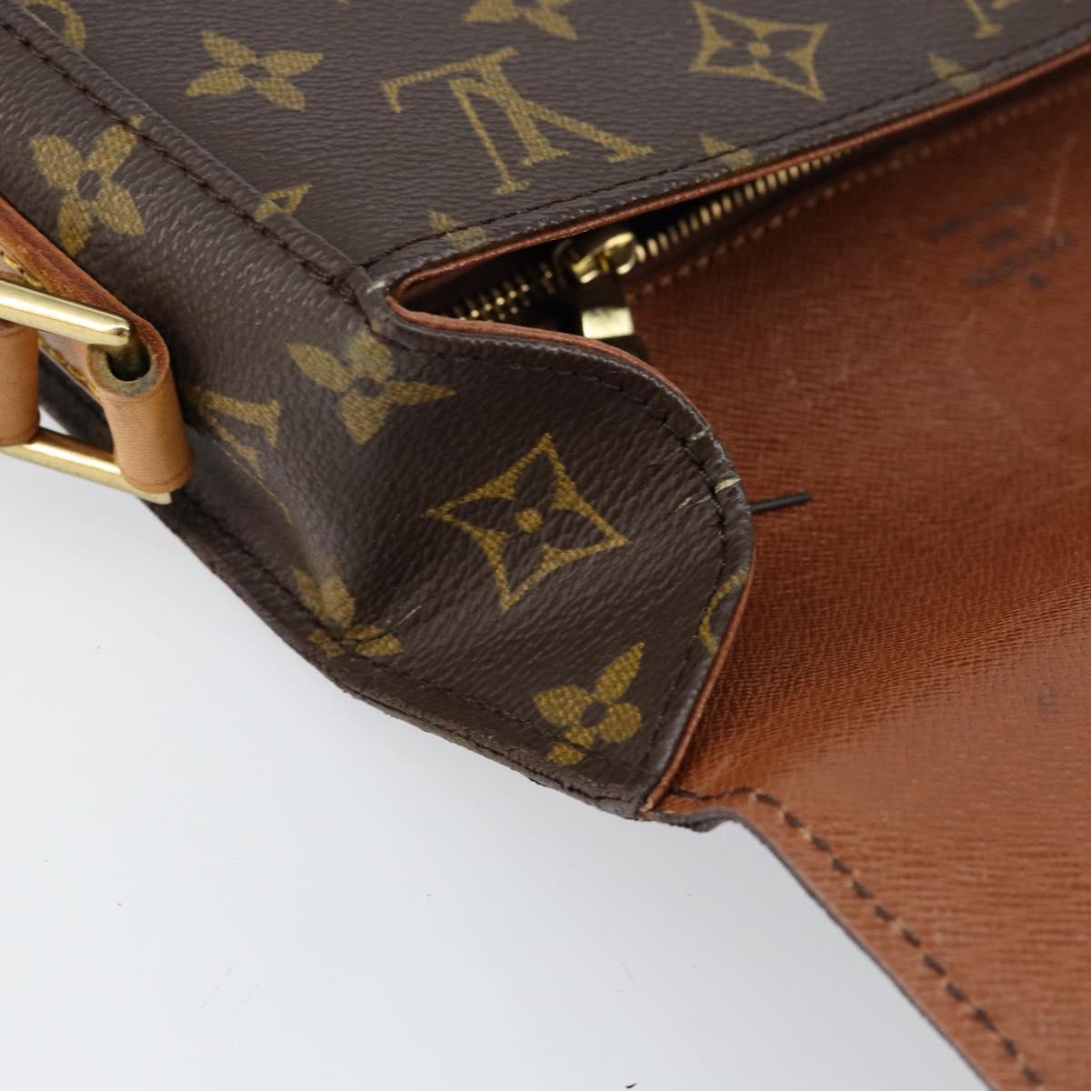 LOUIS VUITTON Monogram Saint Cloud GM Shoulder Bag M51242 LV Auth am9159
