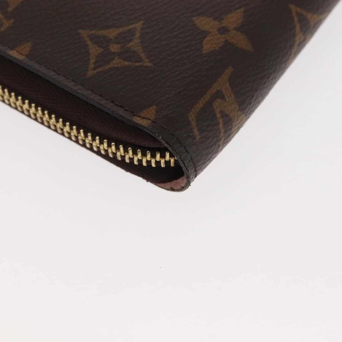 LOUIS VUITTON Monogram Zippy Wallet Long Wallet M42616 LV Auth am9162