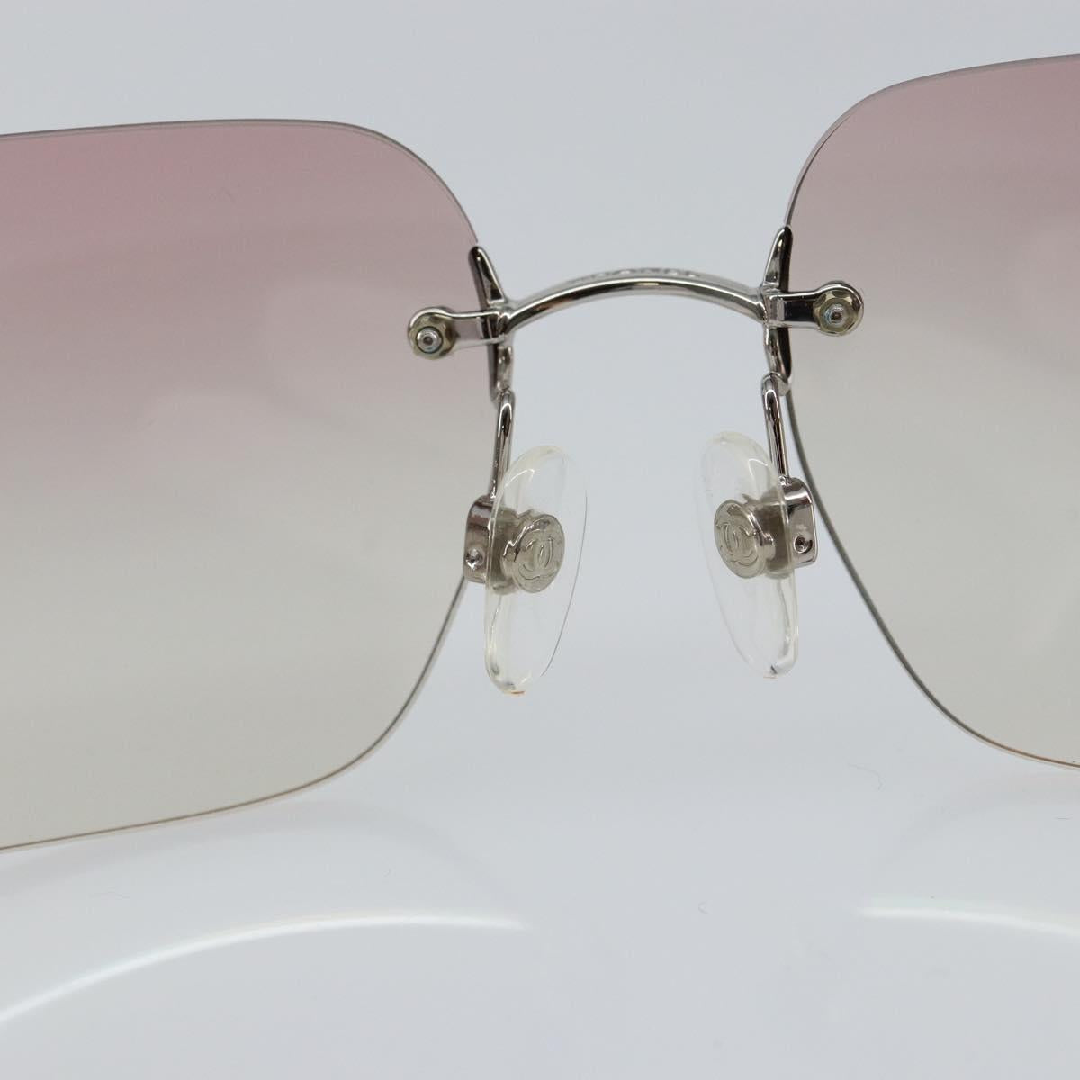 CHANEL Sunglasses plastic Pink CC Auth am9168V