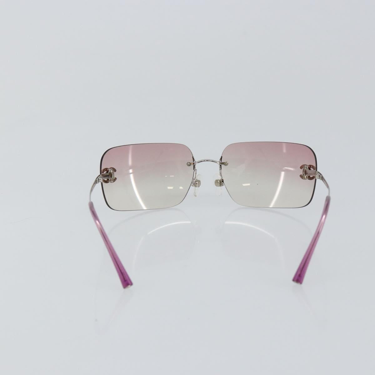 CHANEL Sunglasses plastic Pink CC Auth am9168V