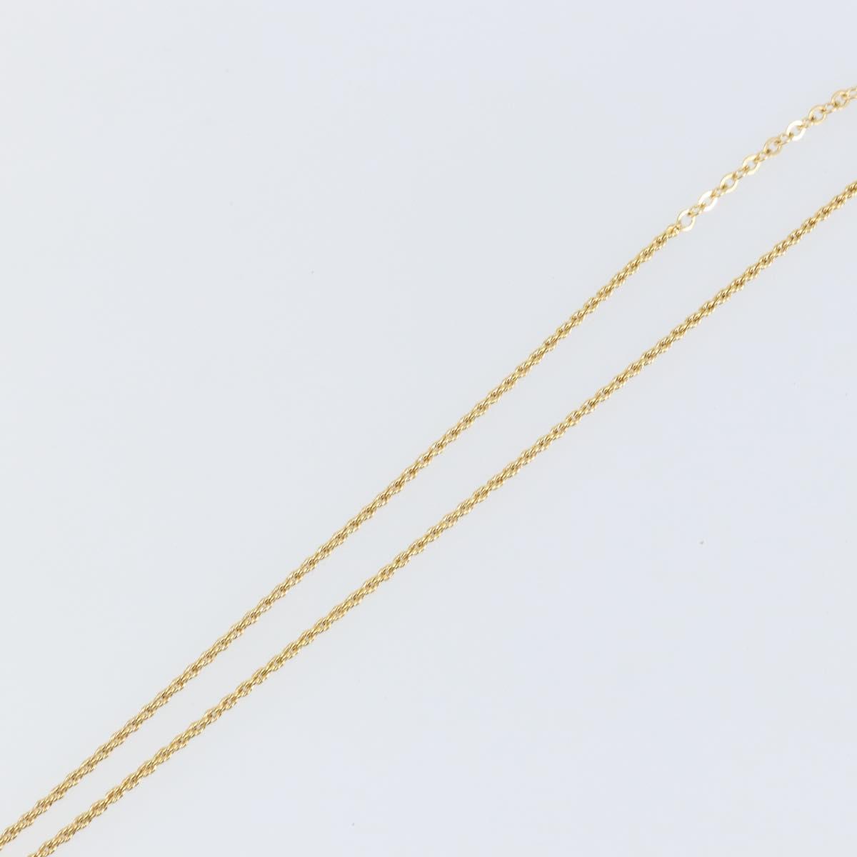 Christian Dior Necklace metal Gold Auth am9174