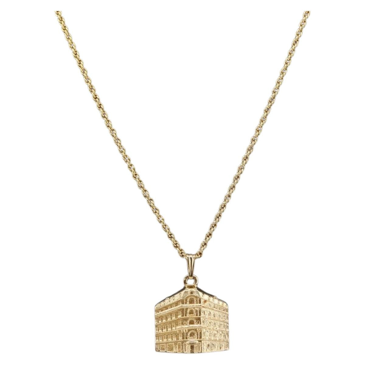 Christian Dior Necklace metal Gold Auth am9174