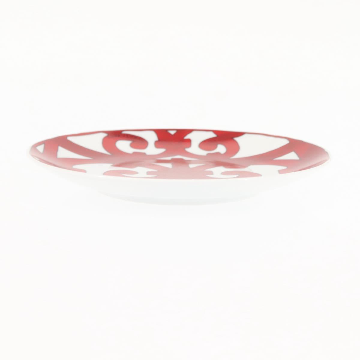 HERMES Guadalquivir Plate Pottery Red Auth am9176