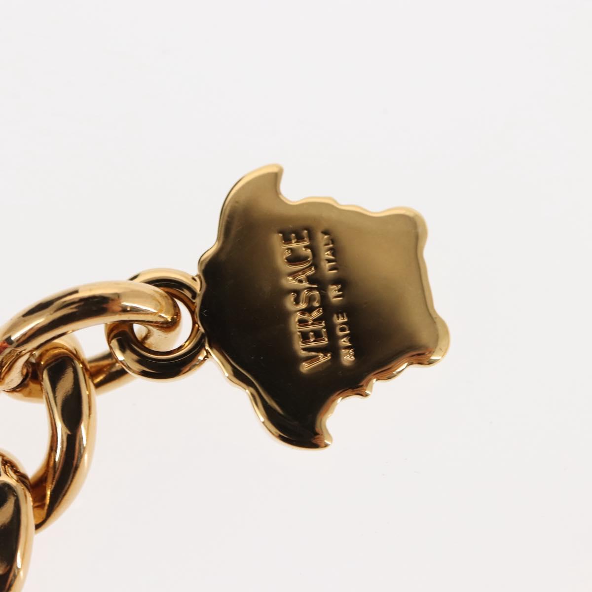 VERSACE Necklace metal Gold Auth am9188