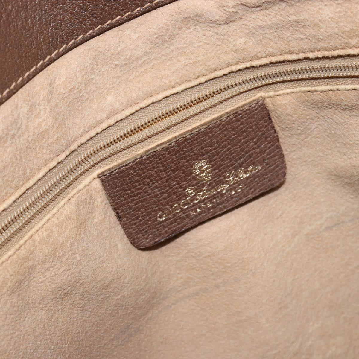 GUCCI GG Supreme Web Sherry Line Tote Bag PVC Beige Red 89 02 997 Auth am9191