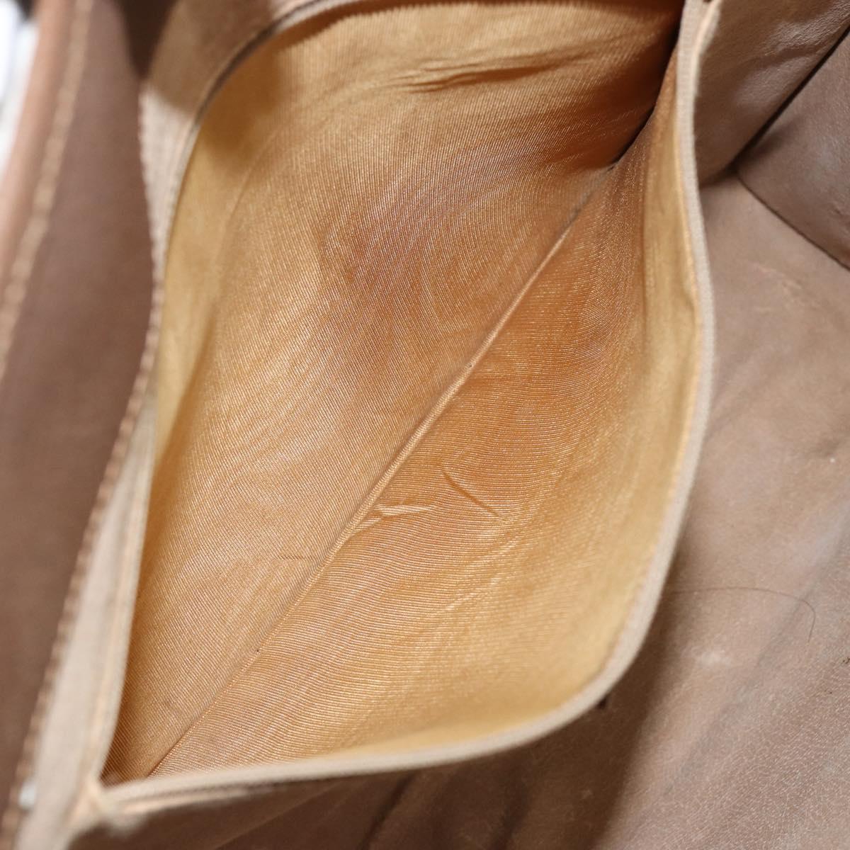 GUCCI GG Supreme Web Sherry Line Tote Bag PVC Beige Red 89 02 997 Auth am9191