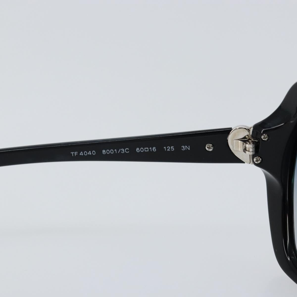 TIFFANY&Co. Sunglasses plastic Black Auth am9195