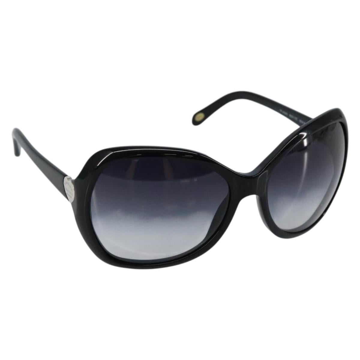 TIFFANY&Co. Sunglasses plastic Black Auth am9195