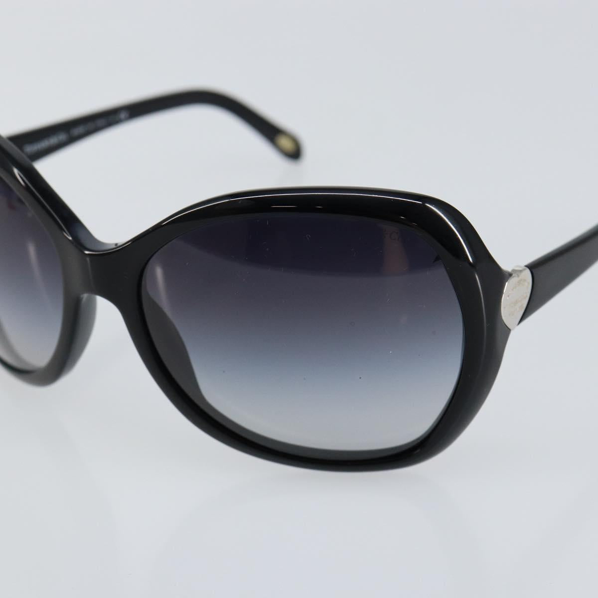 TIFFANY&Co. Sunglasses plastic Black Auth am9195