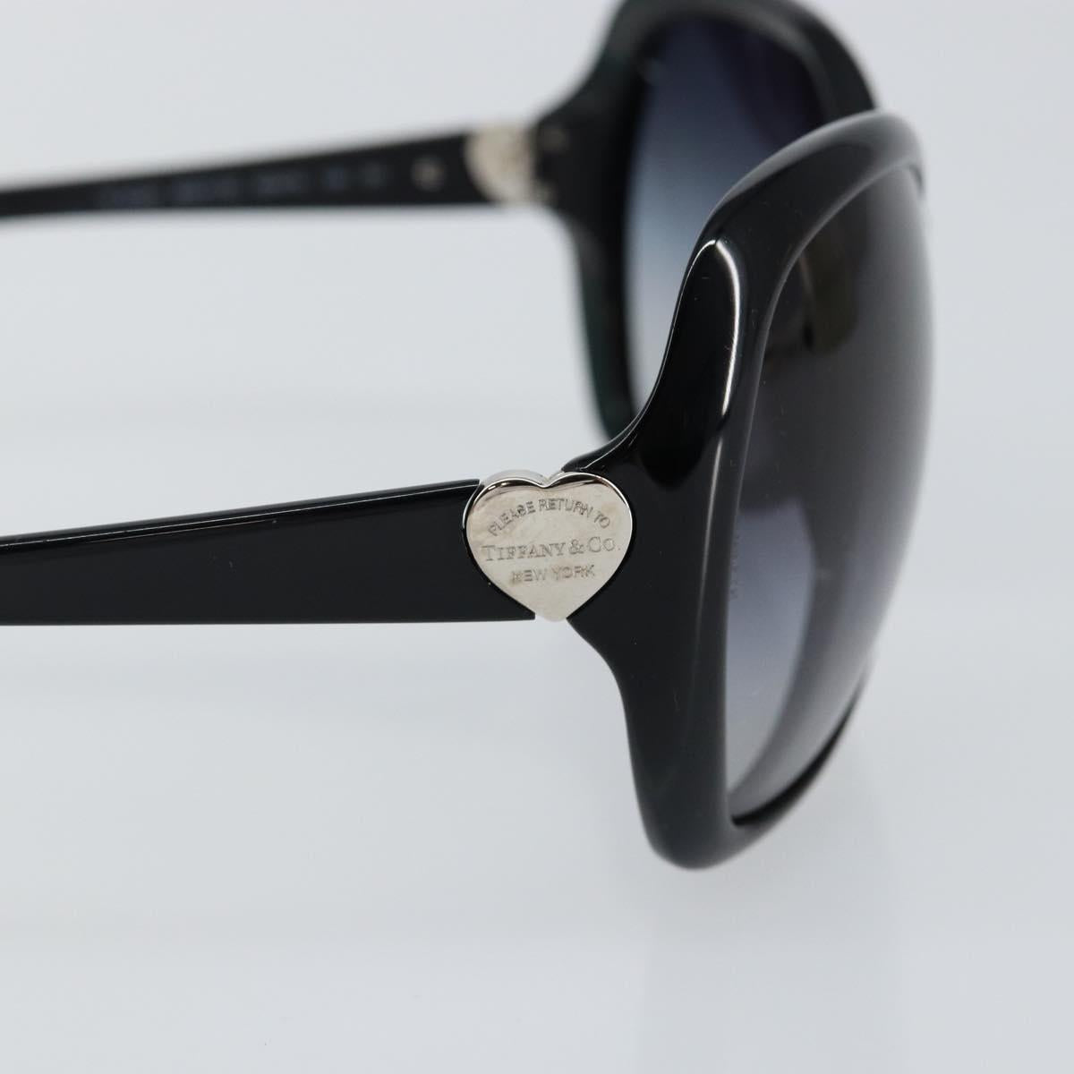 TIFFANY&Co. Sunglasses plastic Black Auth am9195
