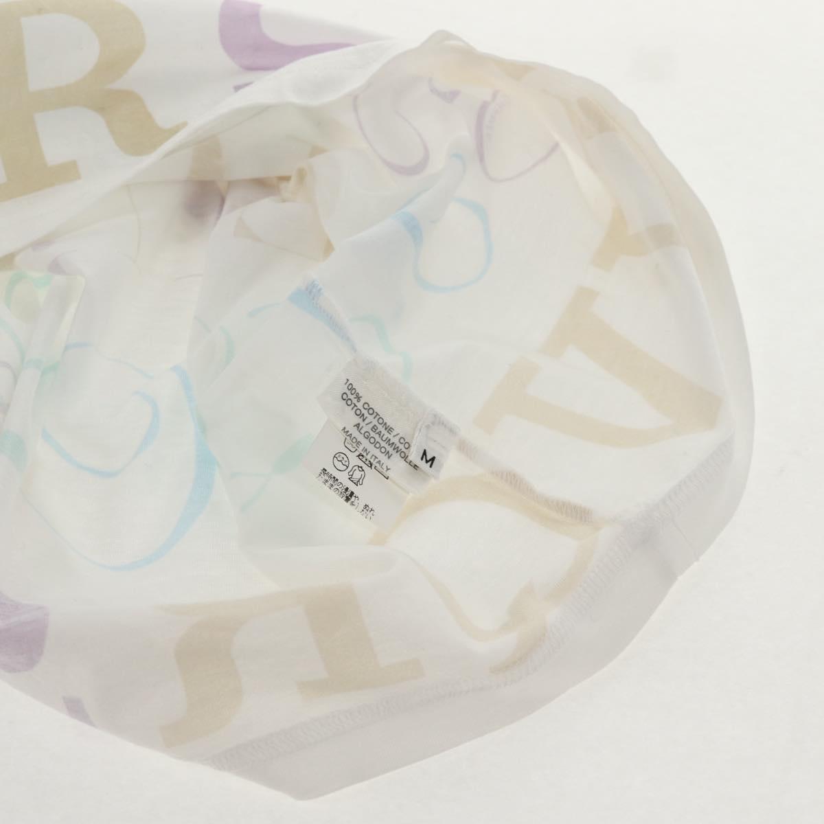 HERMES Margiela Period Short Sleeved T Shirt Cotton White Auth am9197V