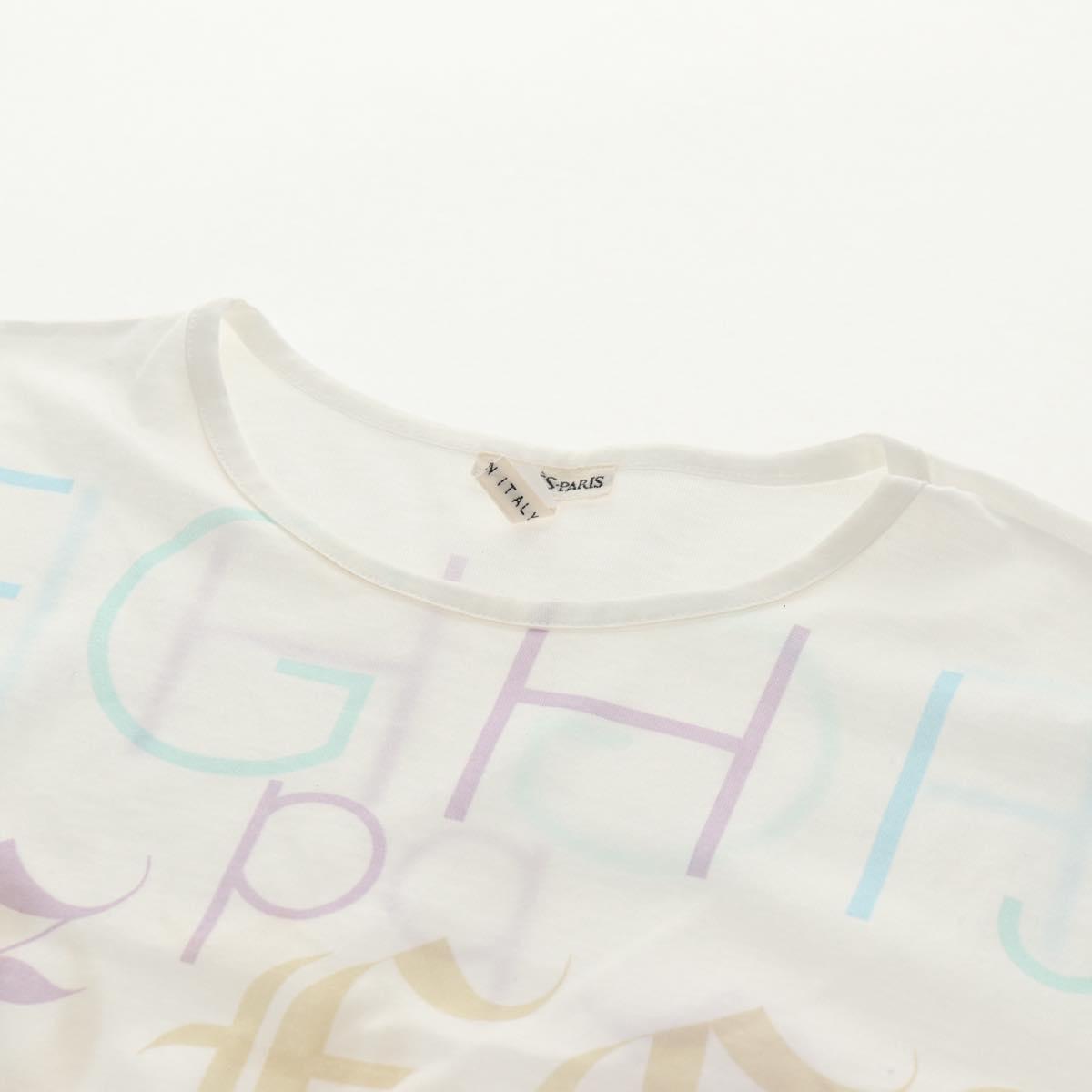 HERMES Margiela Period Short Sleeved T Shirt Cotton White Auth am9197V