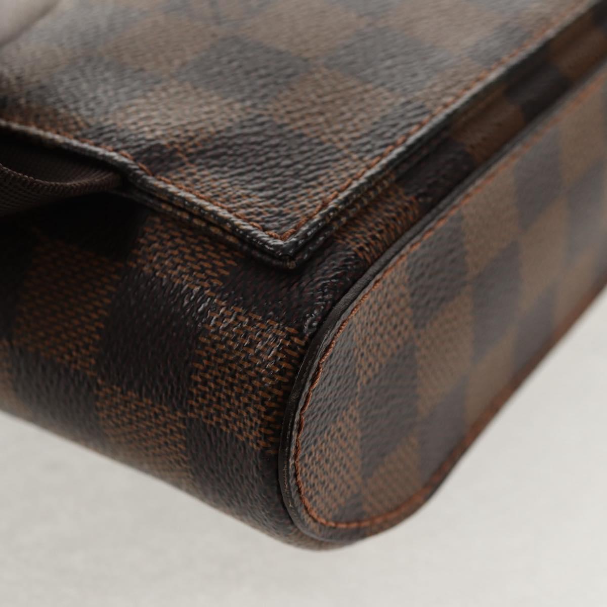 LOUIS VUITTON Damier Ebene Geronimos Shoulder Bag N51994 LV Auth am9198V