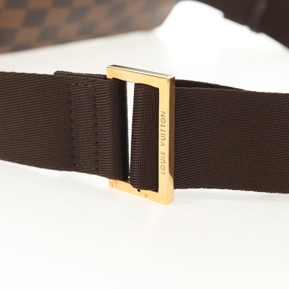 LOUIS VUITTON Damier Ebene Geronimos Shoulder Bag N51994 LV Auth am9198V