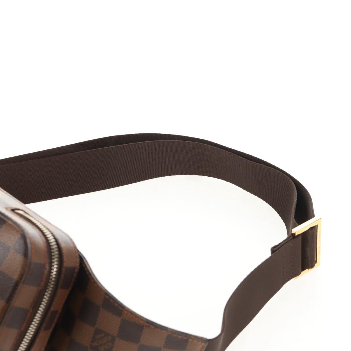 LOUIS VUITTON Damier Ebene Geronimos Shoulder Bag N51994 LV Auth am9198V