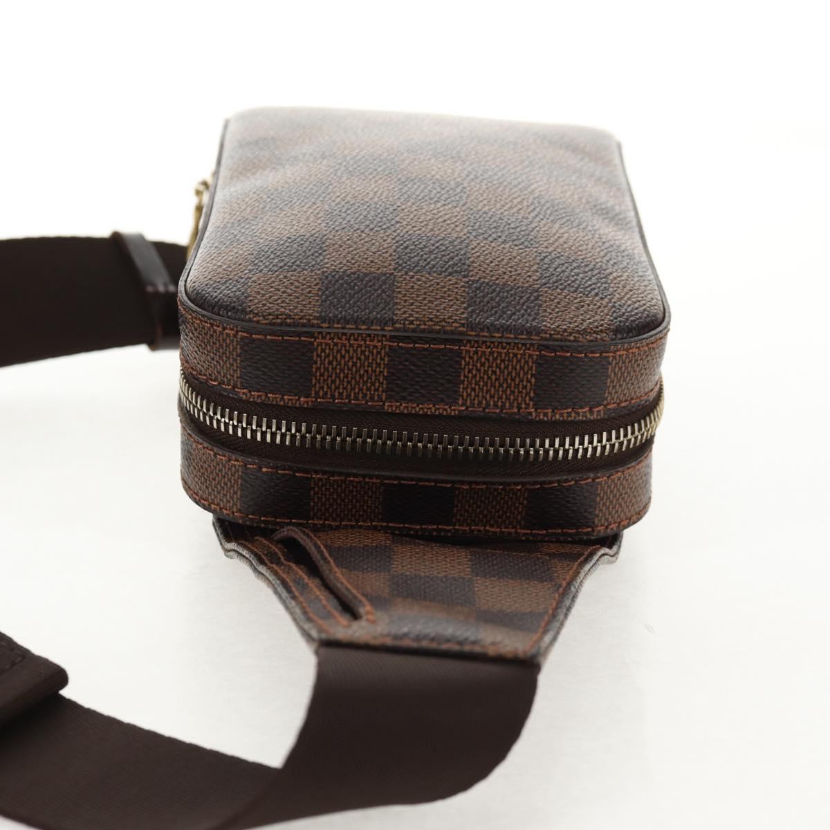 LOUIS VUITTON Damier Ebene Geronimos Shoulder Bag N51994 LV Auth am9198V