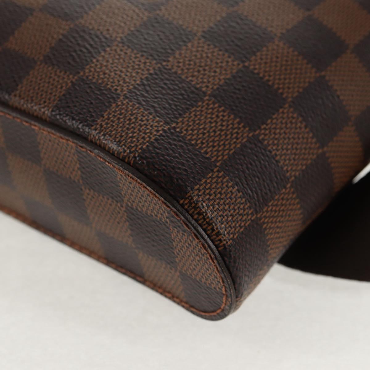 LOUIS VUITTON Damier Ebene Geronimos Shoulder Bag N51994 LV Auth am9198V