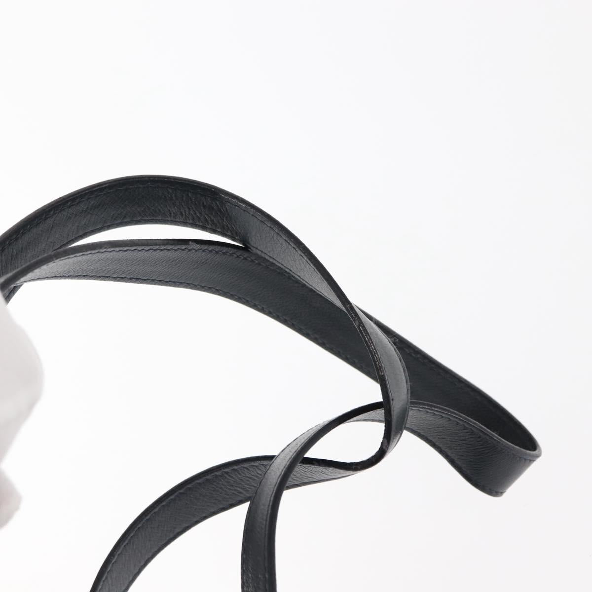 GUCCI Bamboo Backpack Leather Navy Gold 003 58 0030 Auth am9202