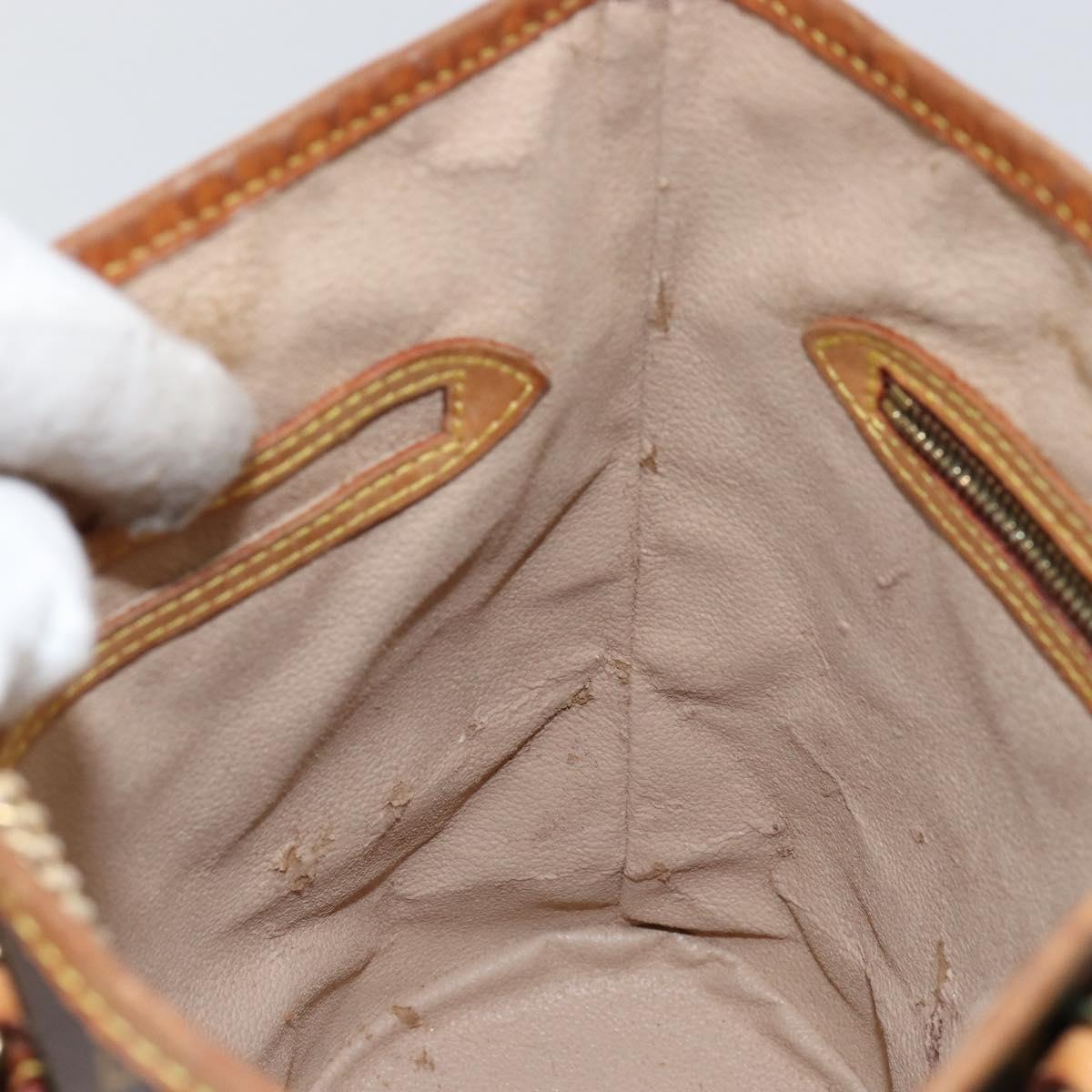 LOUIS VUITTON Monogram Bucket PM Shoulder Bag M42238 LV Auth am9204