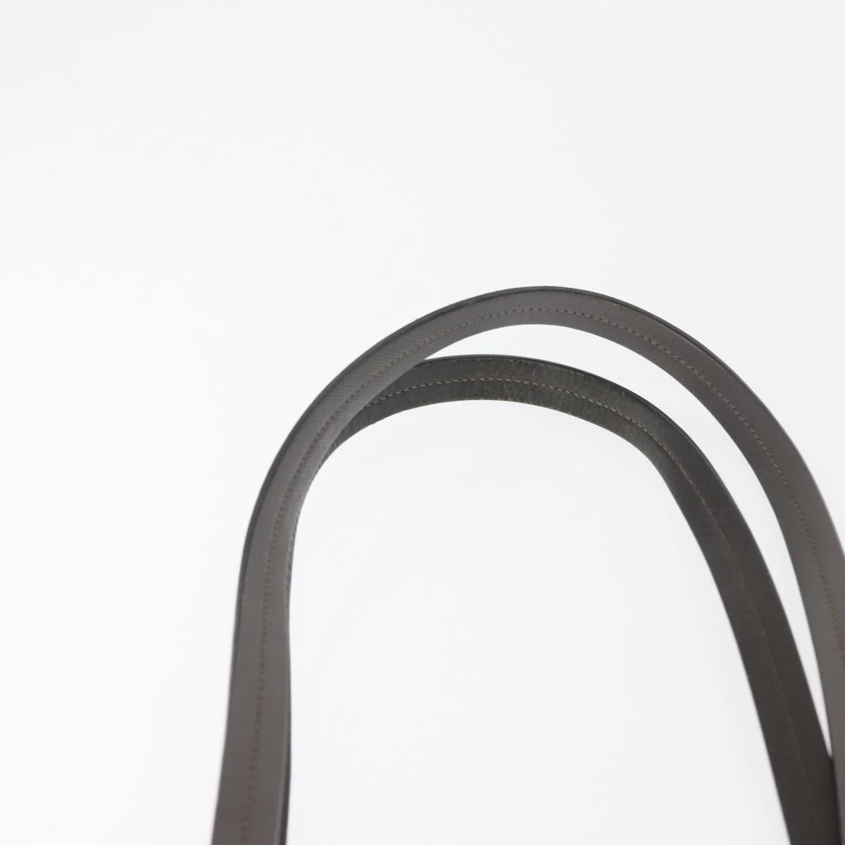 PRADA Tote Bag Nylon Khaki Gold Auth am9209