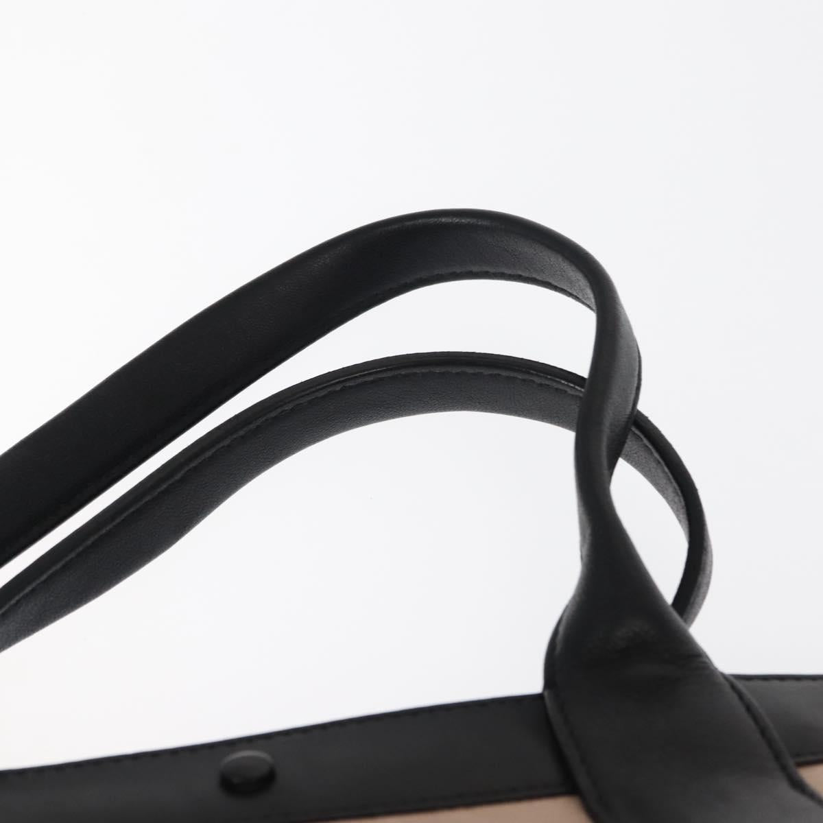 Chloe Alison Tote Bag Leather Pink Black Auth am9218