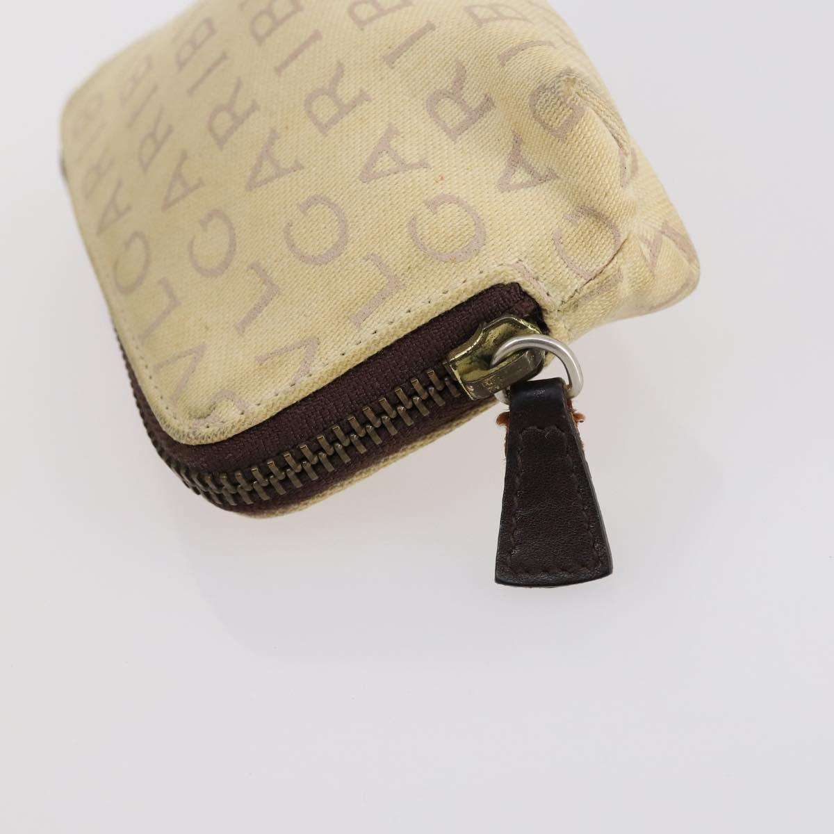 FENDI Bulgari Gucci GG Canvas Pouch Canvas 3Set Black Beige pink Auth am9226