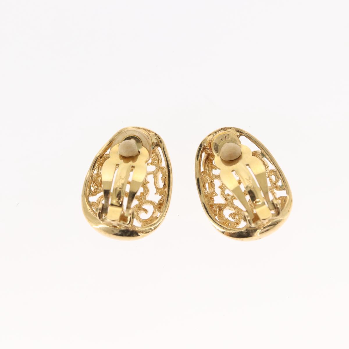 SAINT LAURENT Necklace metal 2 Set Gold Auth am9228