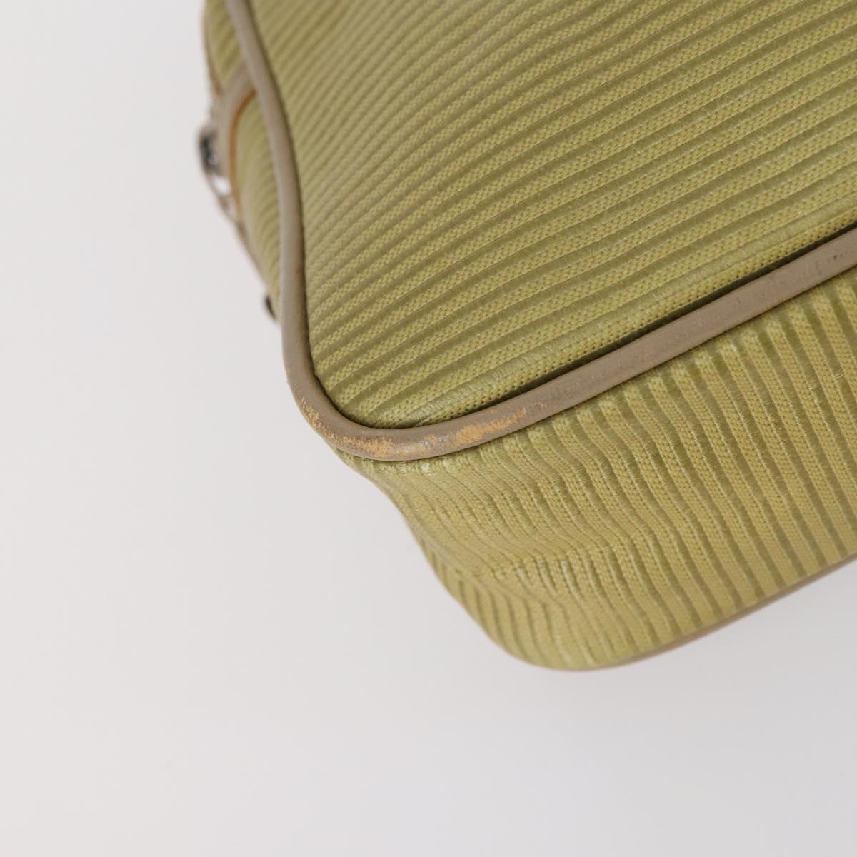 SAINT LAURENT Hand Bag Leather 2Set Black Gold beige Auth am9229