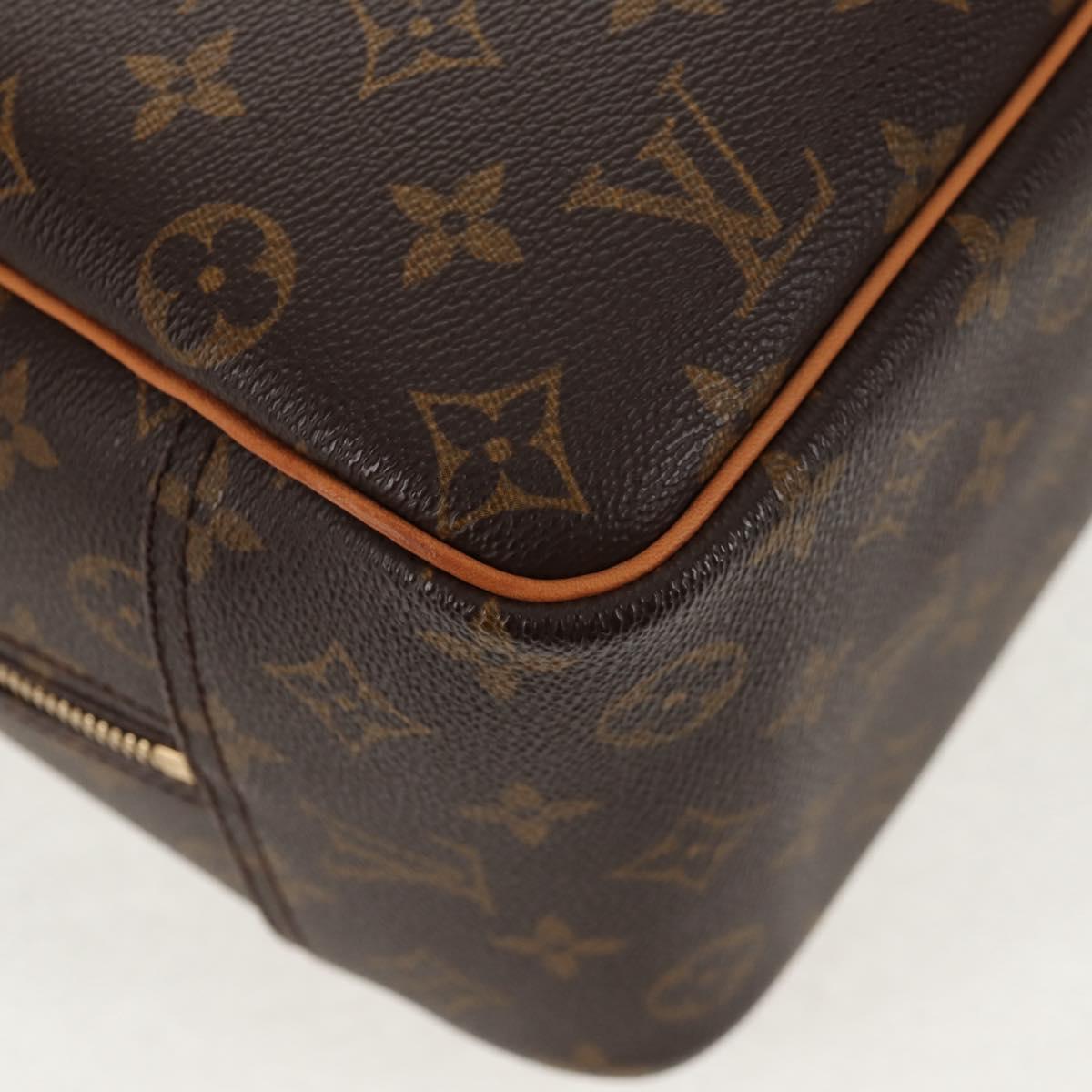 LOUIS VUITTON Monogram Deauville Hand Bag M47270 LV Auth am9230V