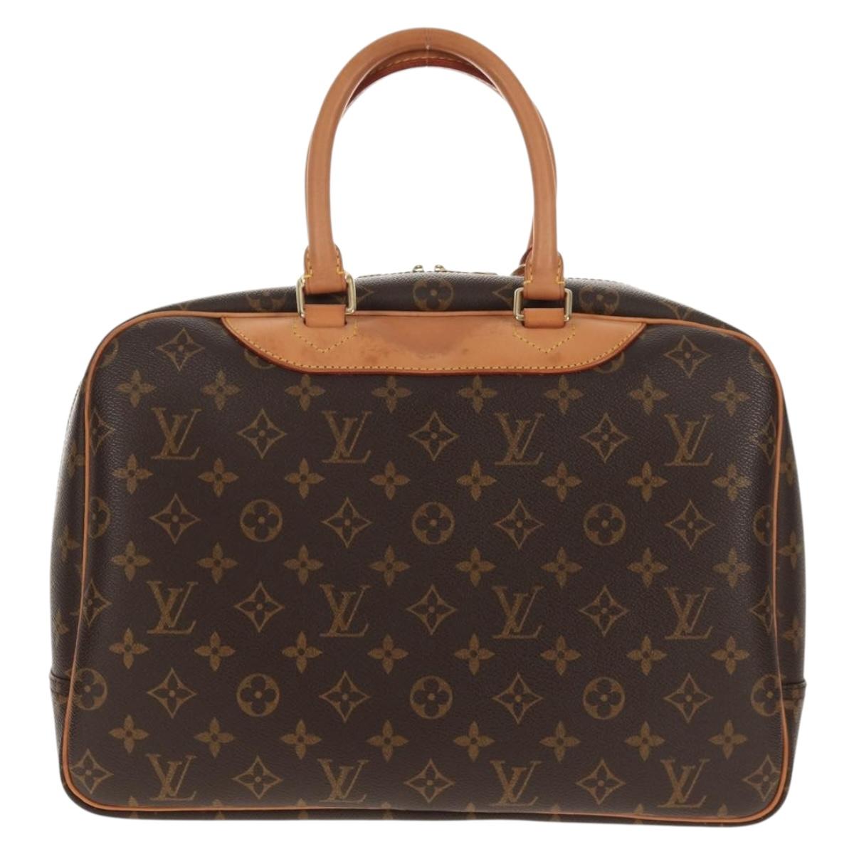 LOUIS VUITTON Monogram Deauville Hand Bag M47270 LV Auth am9230V