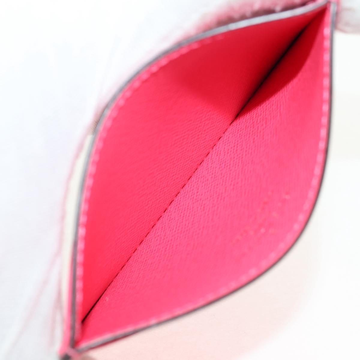 LOUIS VUITTON Epi Porte Cartes Simple Card Case Pink M80109 LV Auth am9234M