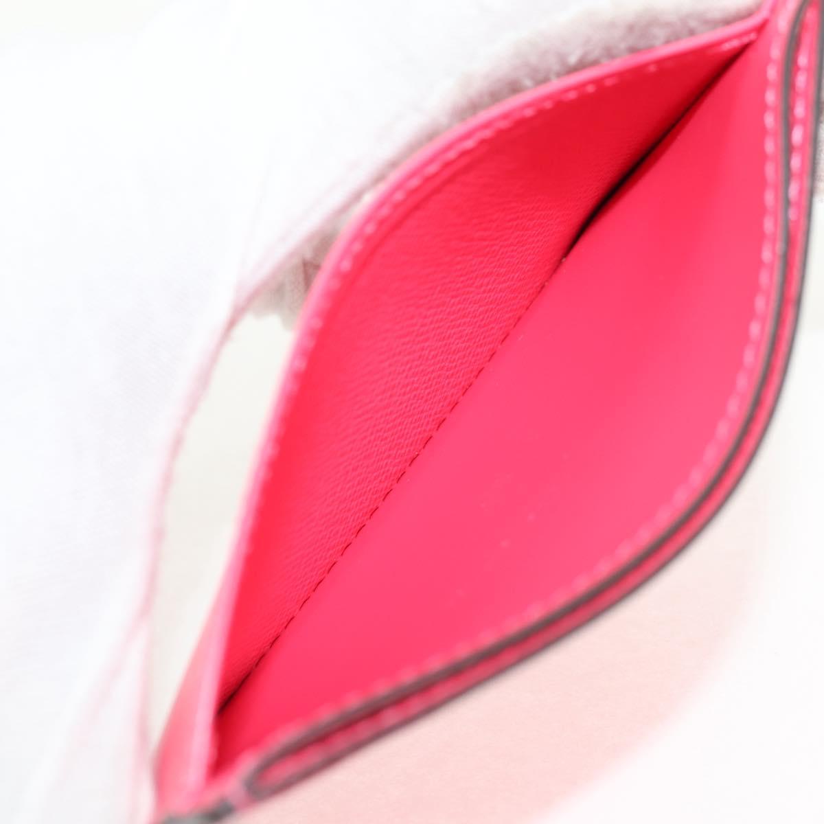 LOUIS VUITTON Epi Porte Cartes Simple Card Case Pink M80109 LV Auth am9234M
