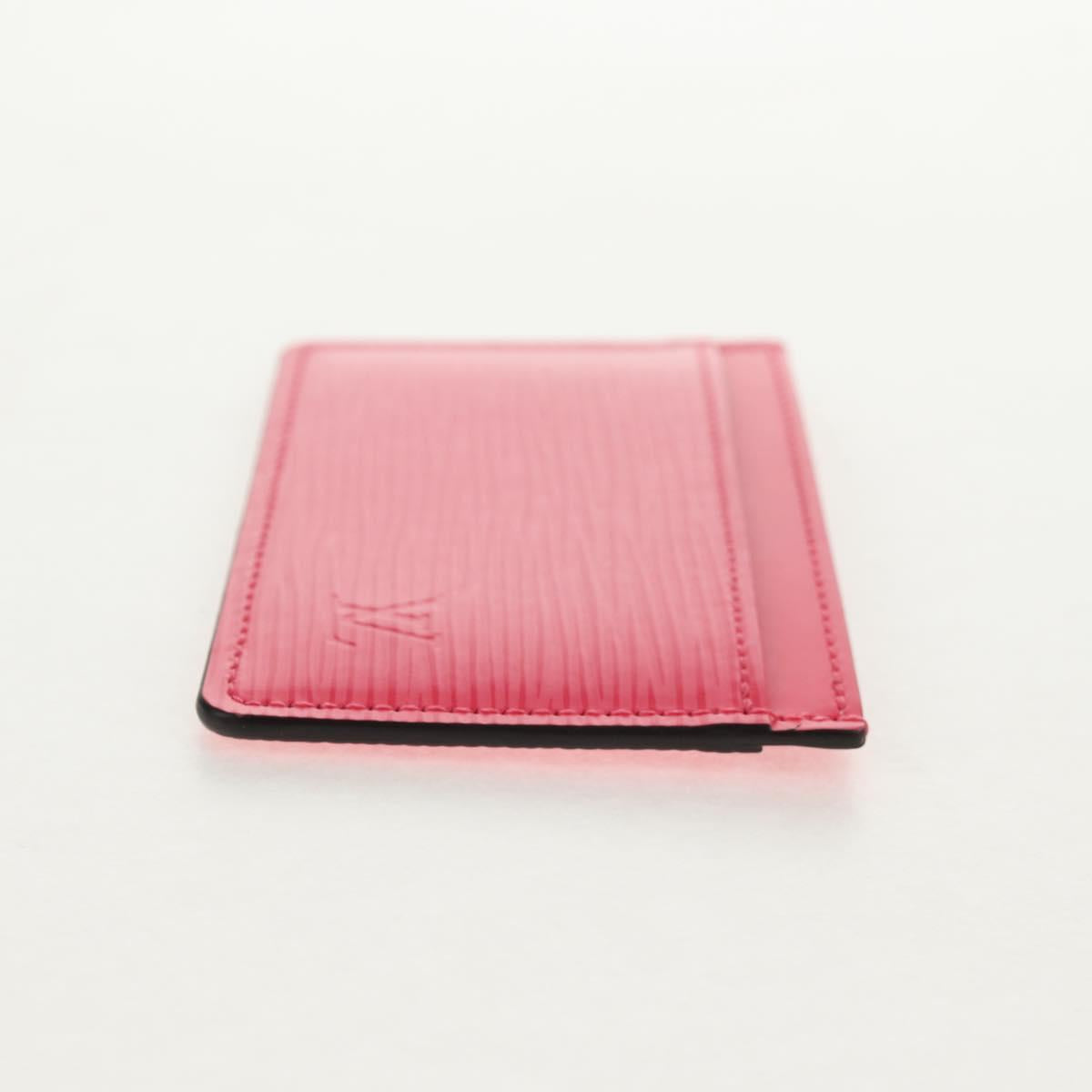 LOUIS VUITTON Epi Porte Cartes Simple Card Case Pink M80109 LV Auth am9234M