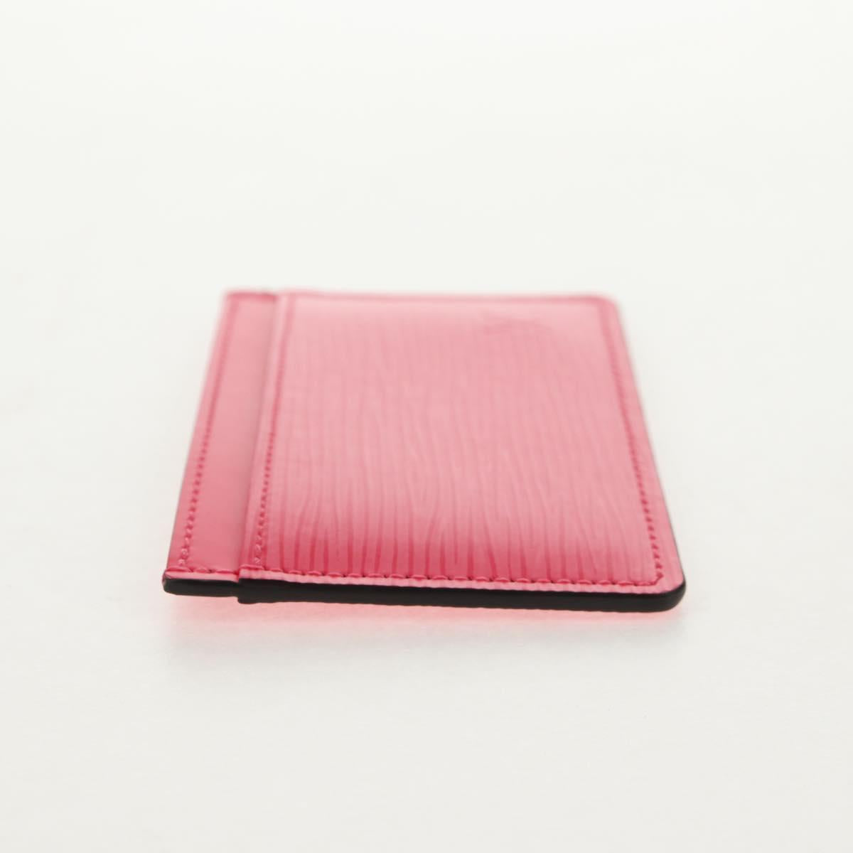 LOUIS VUITTON Epi Porte Cartes Simple Card Case Pink M80109 LV Auth am9234M
