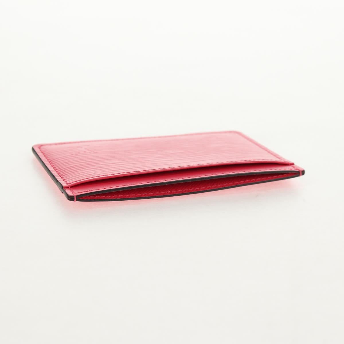 LOUIS VUITTON Epi Porte Cartes Simple Card Case Pink M80109 LV Auth am9234M