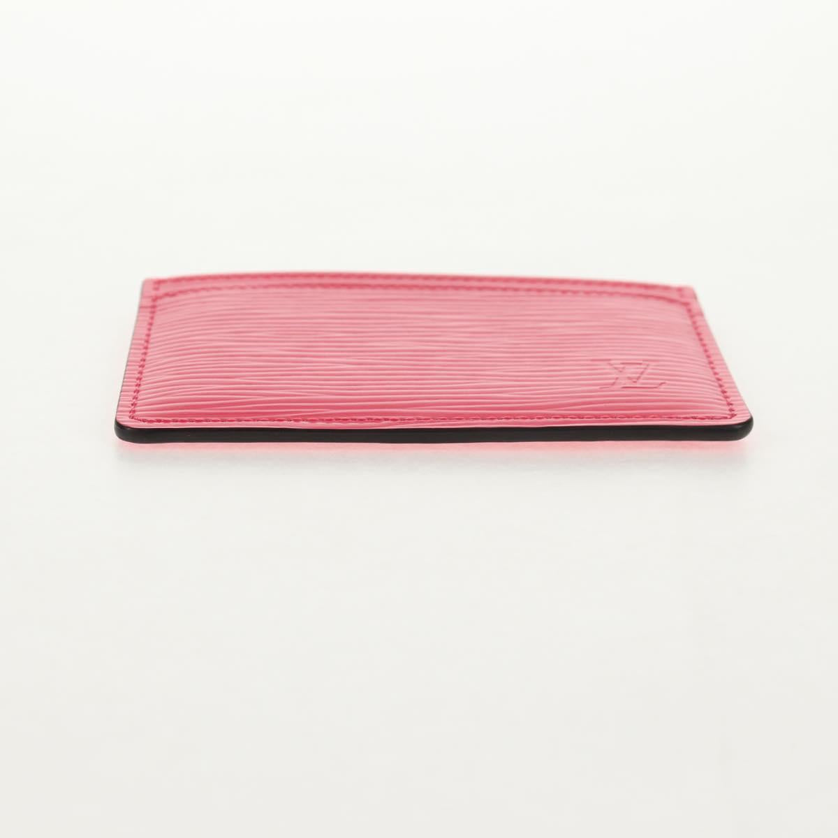 LOUIS VUITTON Epi Porte Cartes Simple Card Case Pink M80109 LV Auth am9234M