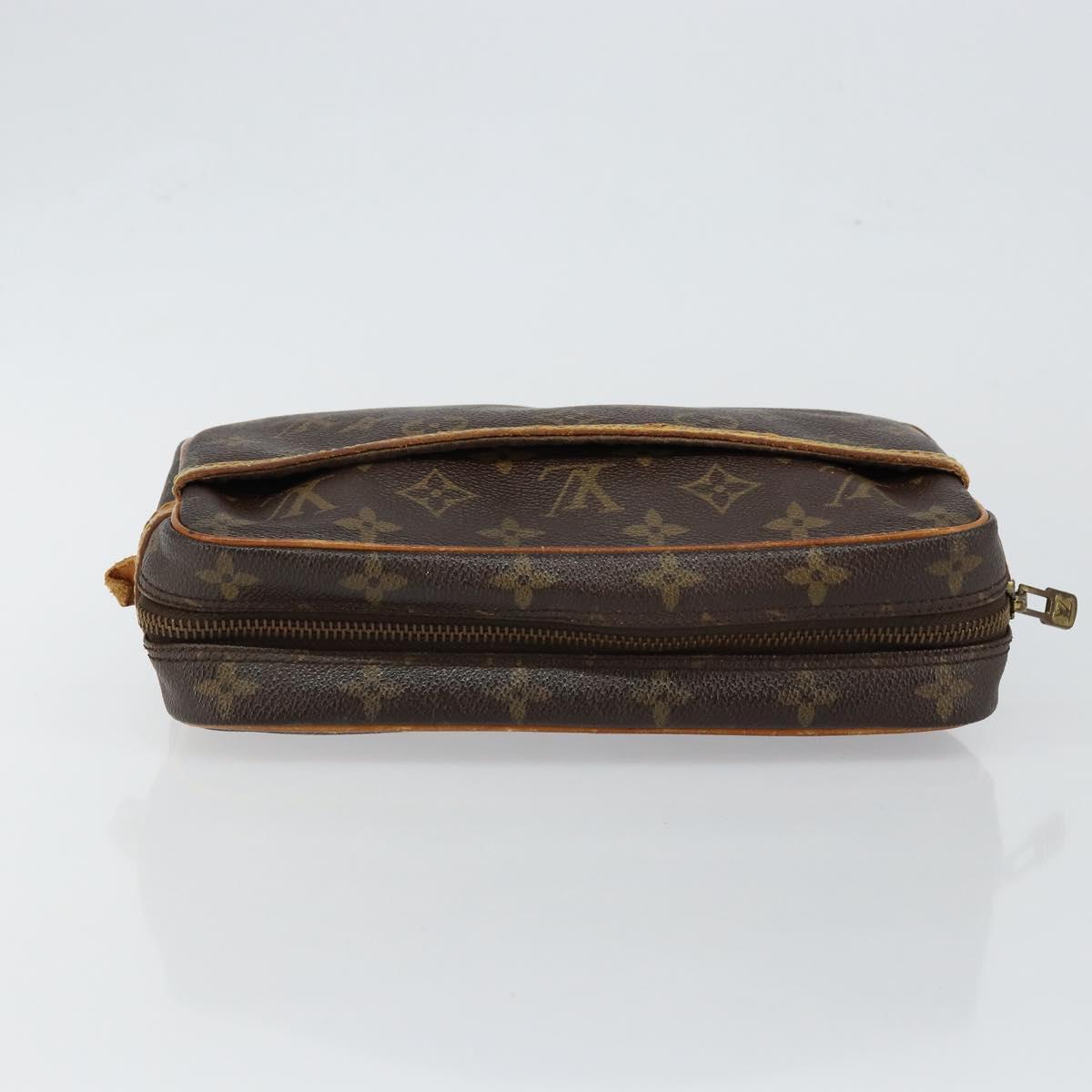 LOUIS VUITTON Monogram Compiegne 23 Clutch Bag M51847 LV Auth am9238