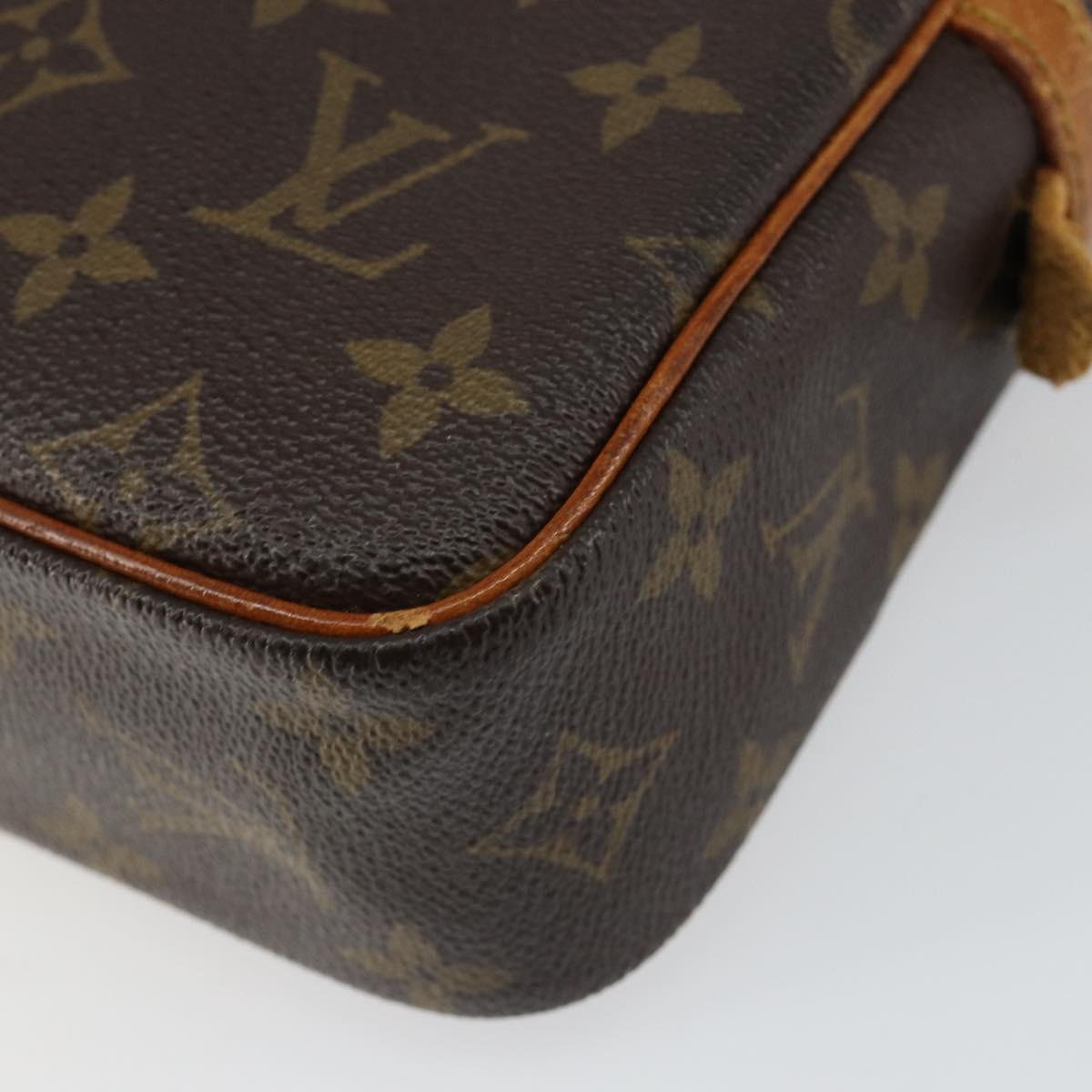 LOUIS VUITTON Monogram Compiegne 23 Clutch Bag M51847 LV Auth am9238