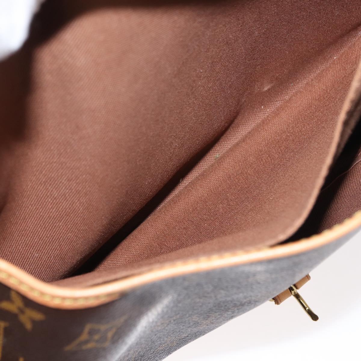 LOUIS VUITTON Monogram Saumur 30 Shoulder Bag M42256 LV Auth am9240