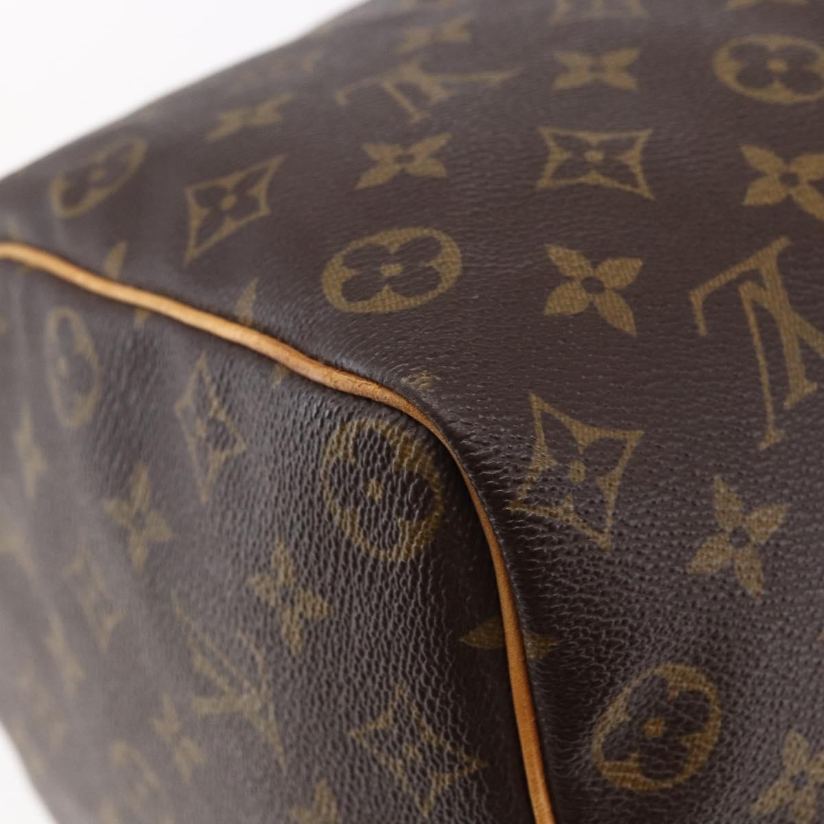 LOUIS VUITTON Monogram Speedy 35 Hand Bag M41524 LV Auth am9241