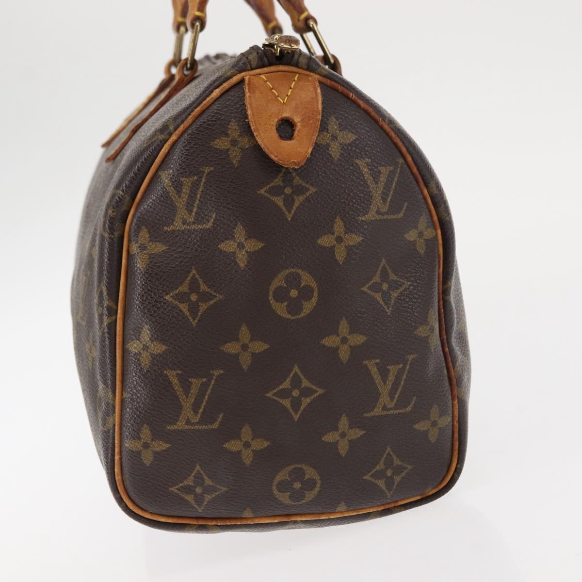 LOUIS VUITTON Monogram Speedy 25 Hand Bag M41528 LV Auth am9245
