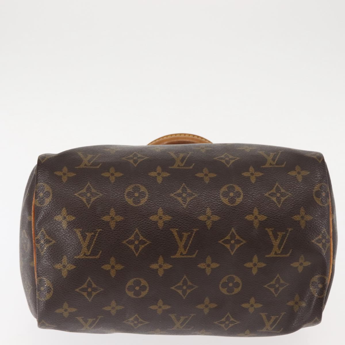 LOUIS VUITTON Monogram Speedy 25 Hand Bag M41528 LV Auth am9245