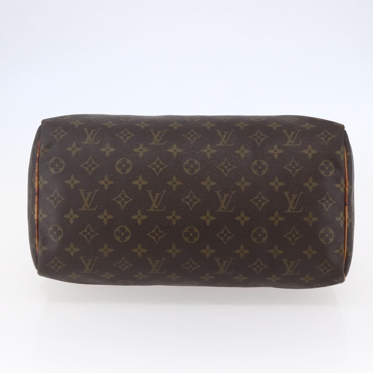 LOUIS VUITTON Monogram Speedy 35 Hand Bag Vintage M41524 LV Auth am9246