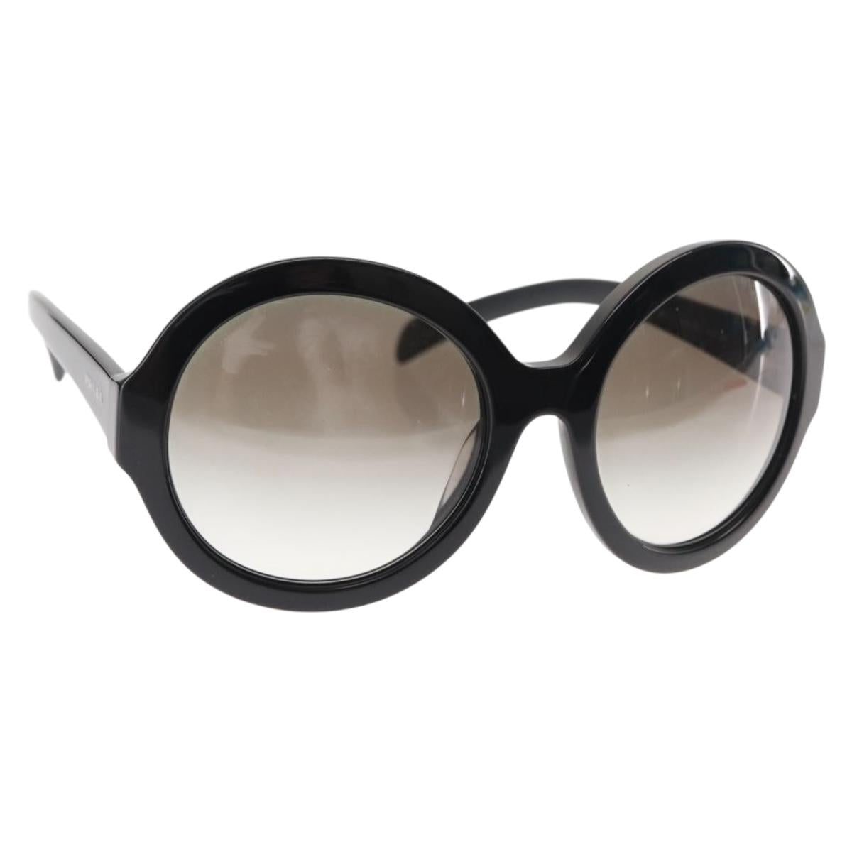 PRADA Sunglasses plastic Black Auth am9251