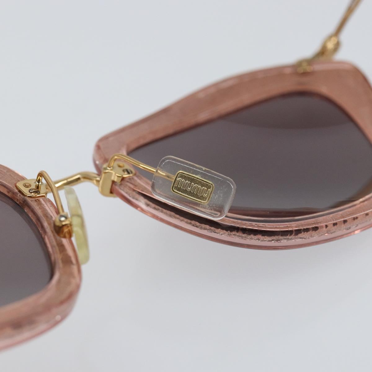 Miu Miu Sunglasses plastic Pink Auth am9253