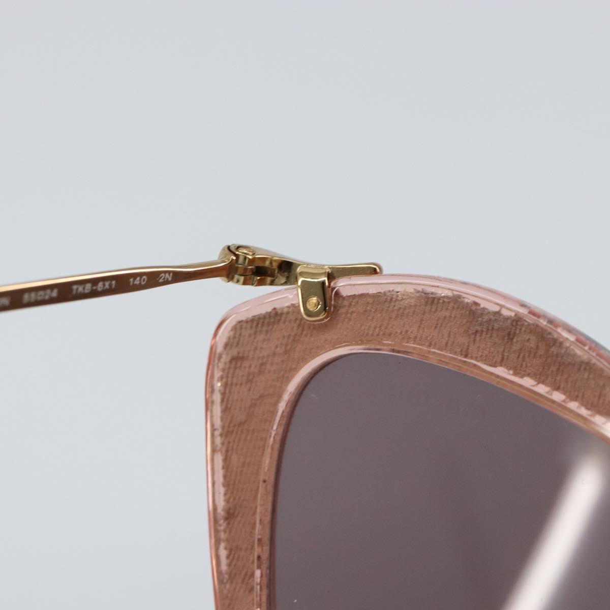 Miu Miu Sunglasses plastic Pink Auth am9253