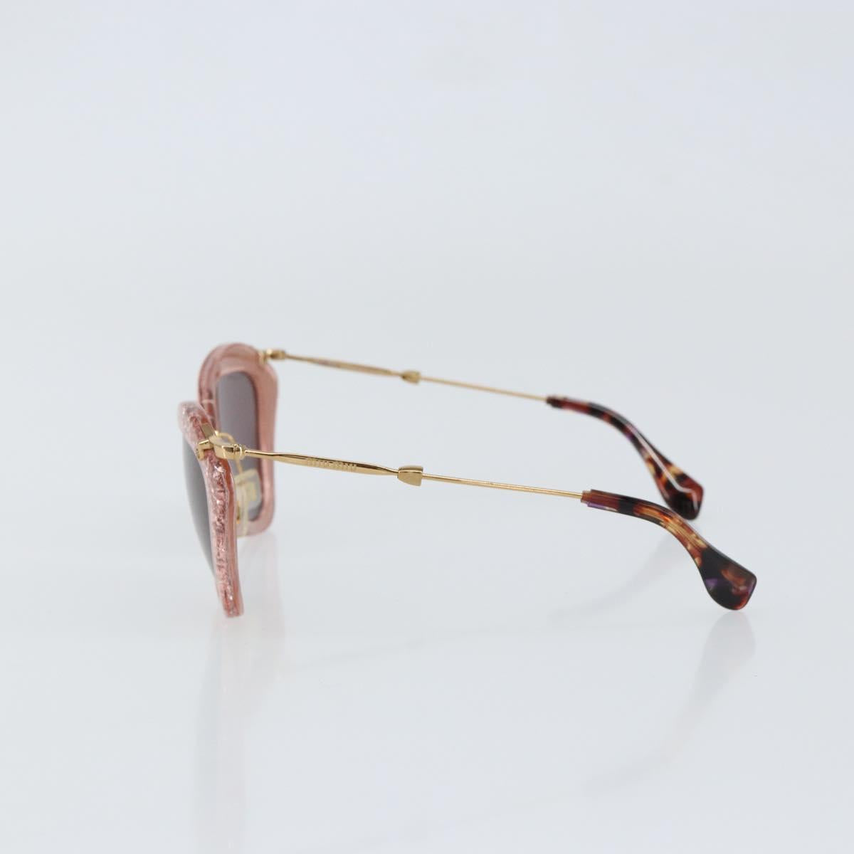 Miu Miu Sunglasses plastic Pink Auth am9253